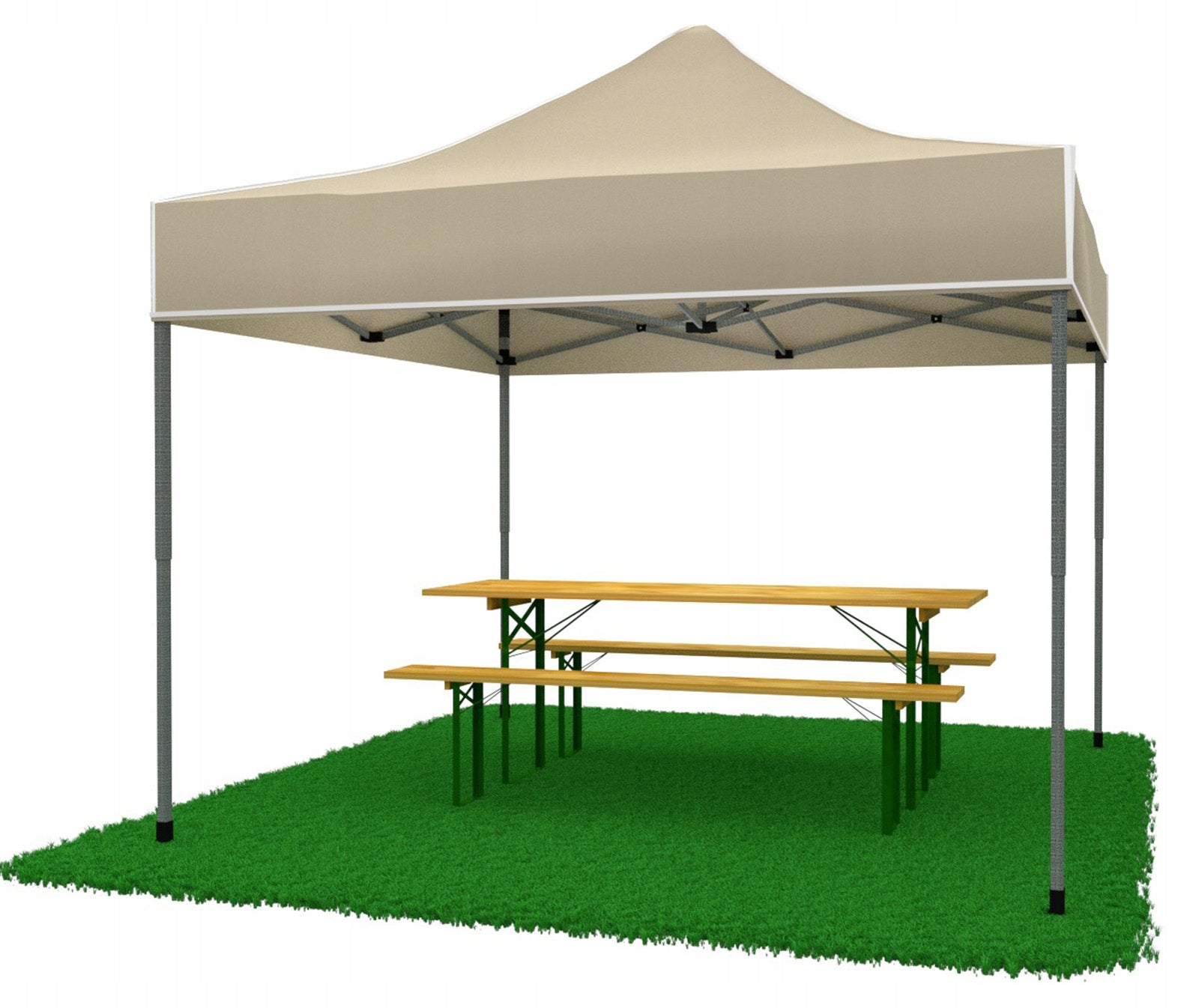 SOLID PAVILION CANOPY GARDEN COMMERCIAL Express Tent EVENT 3x3m Width 3 m