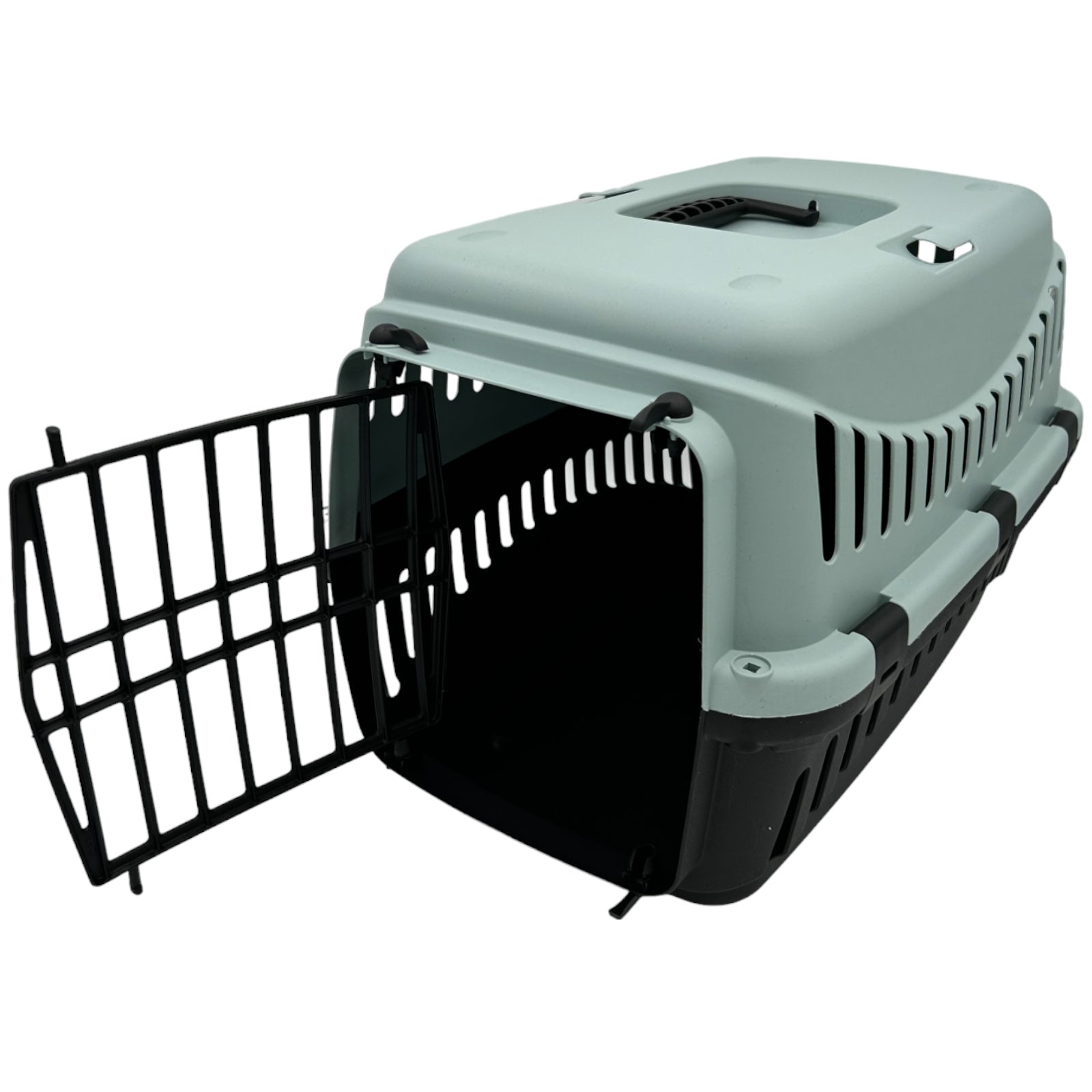 SOLID Transporter For Dog Cat Rabbit Gypsum ECO L Plastic color ICE-BLUE Trade name Gipsy
