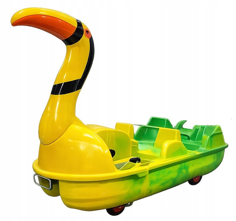 SOLID WATER BIKE TOUCAN FOR 4 PEOPLE FOR RENTAL WITH WHEELS