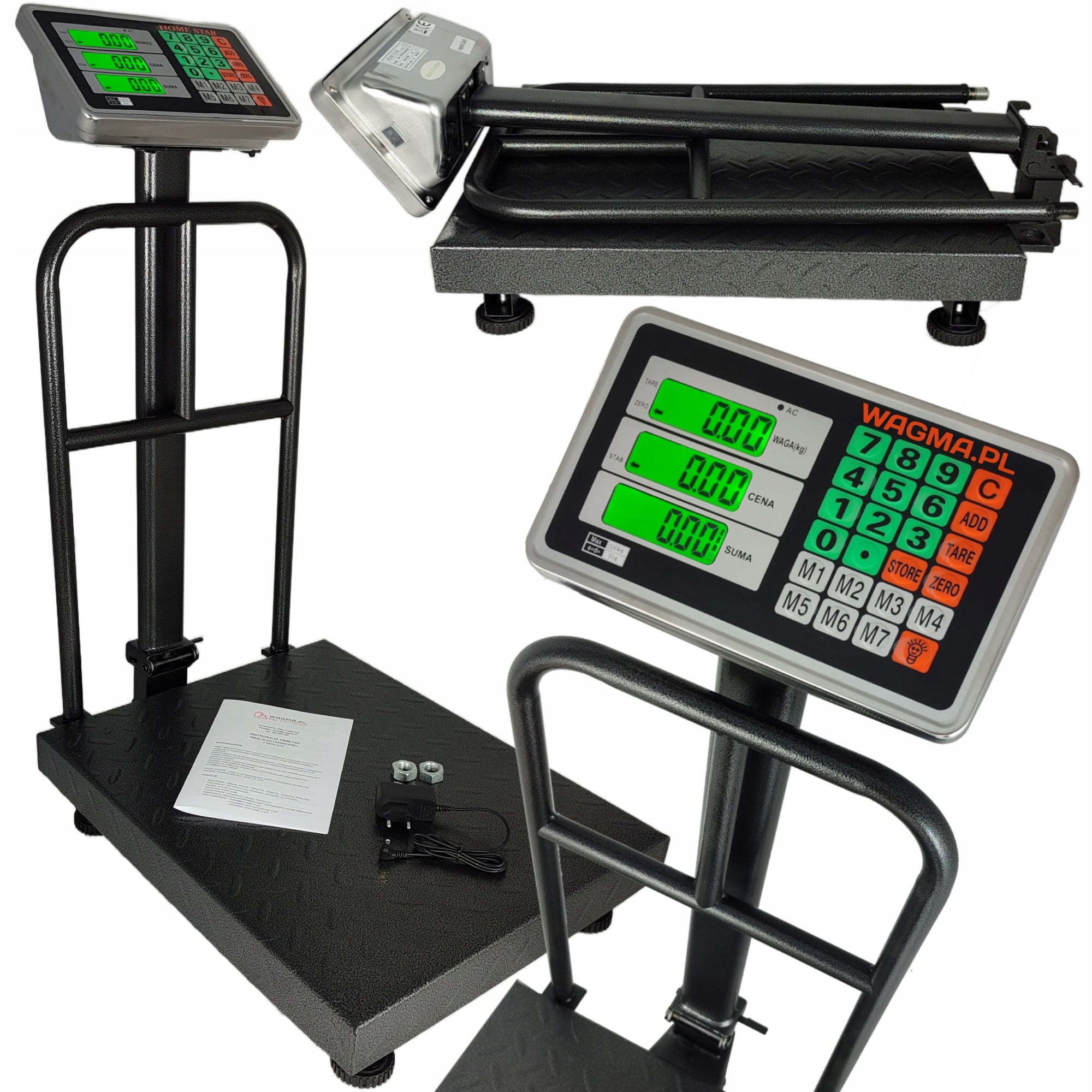 SOLID WEIGHT 300 kg 20g 50x40 Electronic Warehouse Platform Goods
