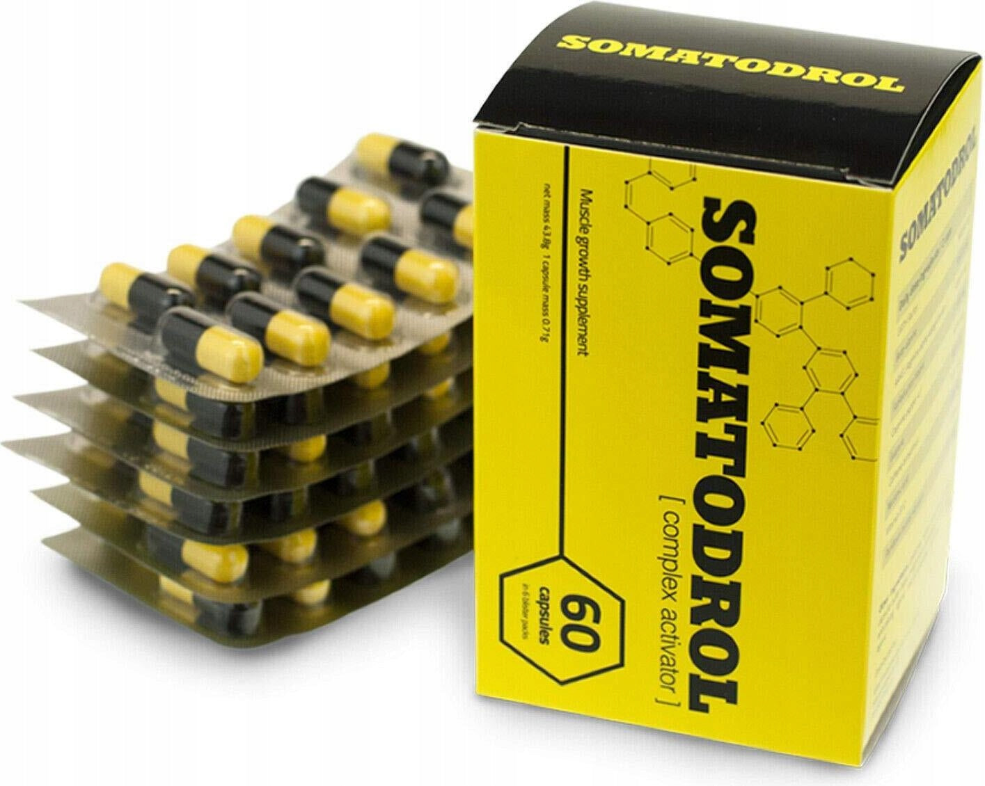 SOMATODROL HGH REGENERATION 30caps 3XBLISTRY CM3 90CPS STRENGTH CREATINE APPLES Expiration date at least 1 year from the date of purchase