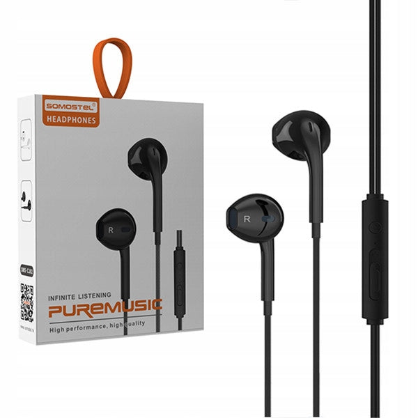 SOMOSTEL USB TYPE-C SMS-CJ02 EARBUDS - Built-in Microphone and Remote Control