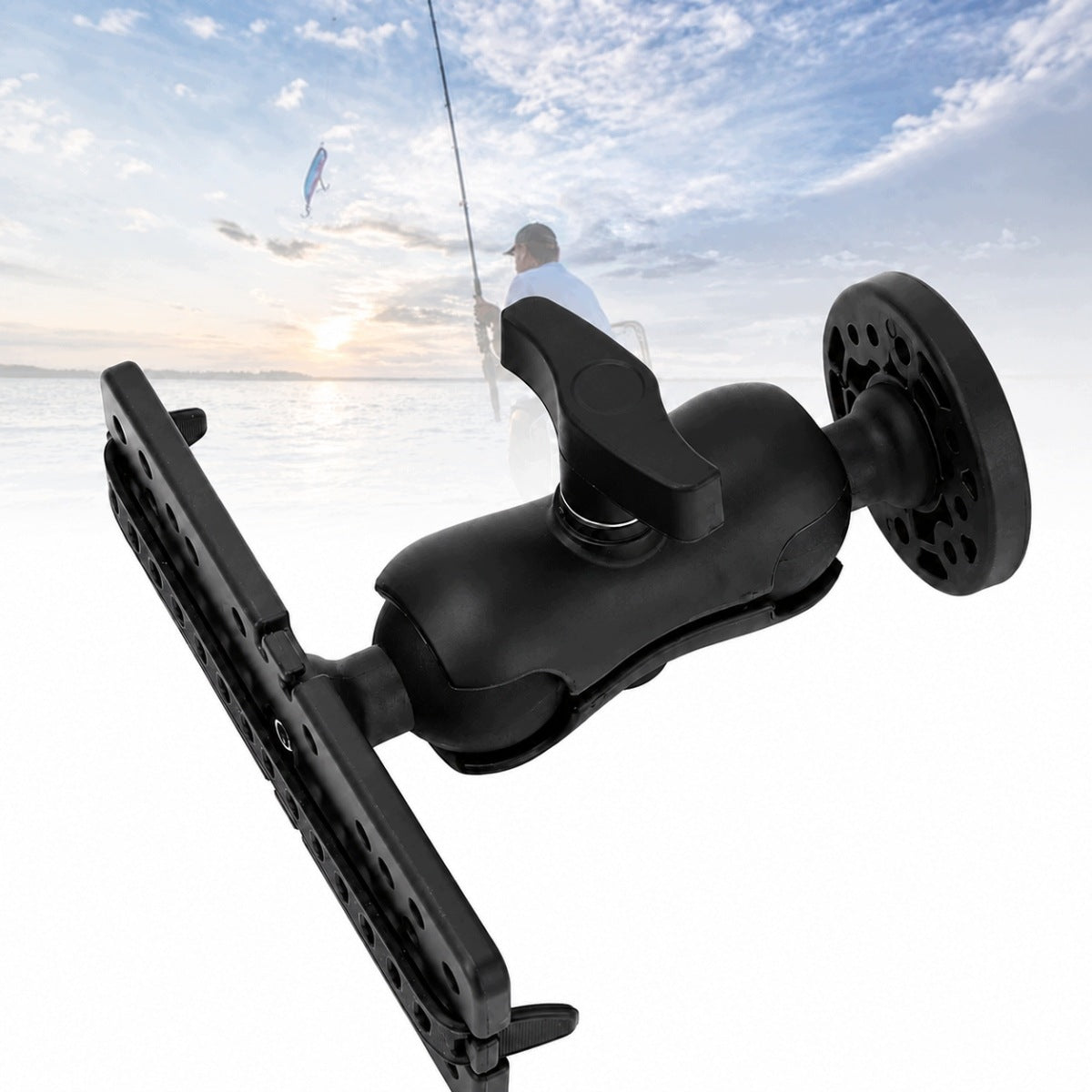 SONAR MOUNTING BRACKET FOR GARMIN ECHOMAP, LOWRANCE, HUMMINBIRD Packaging status original