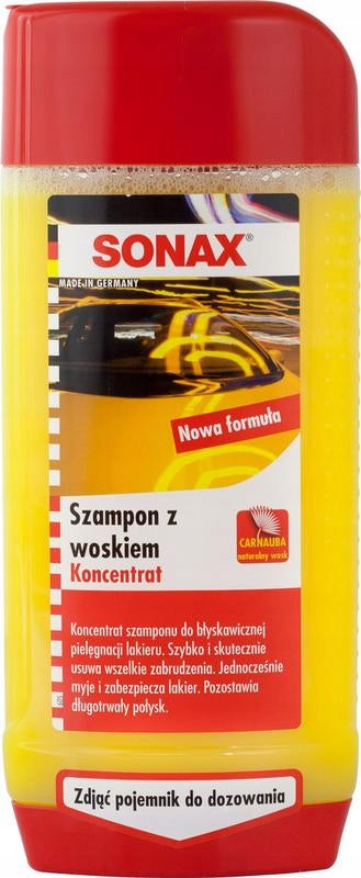 SONAX Shampoo with wax. Concentrate