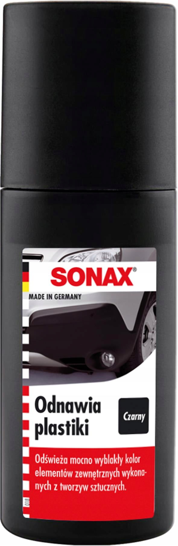 SONAX Tire Black for plastic revives the color of external elements 100ml