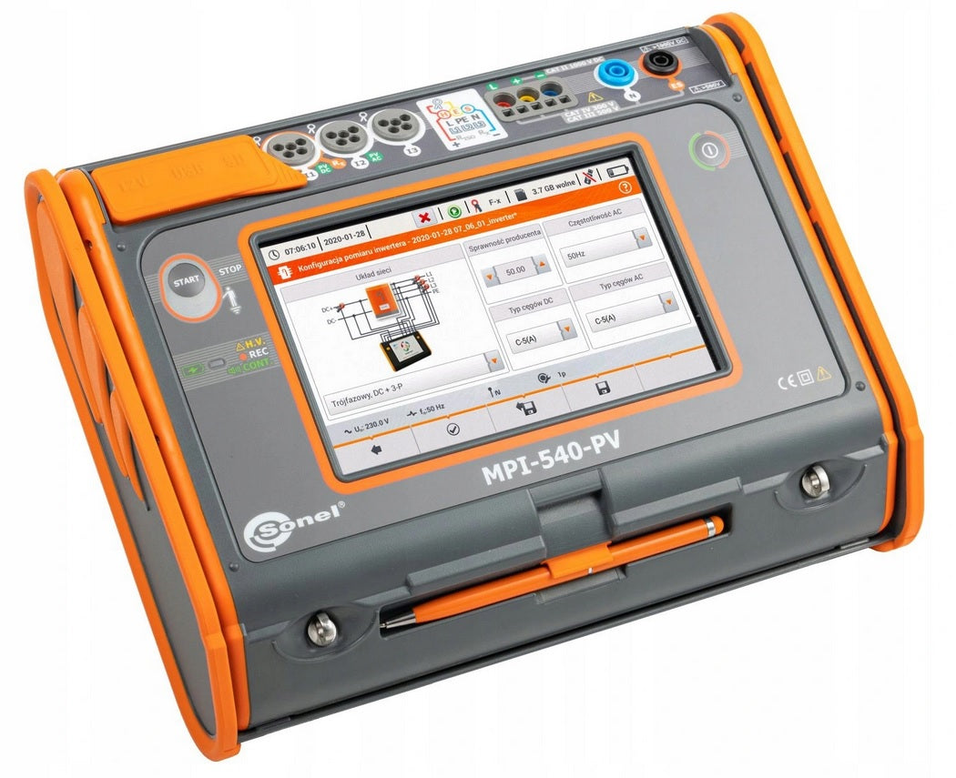 SONEL Multifunctional meter for electrical installations MPI-540-PV +accessories Brand Sonel