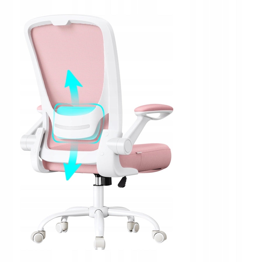 SONGMICS Ergonomic fabric office chair, 53 cm wide seat Packaging status original