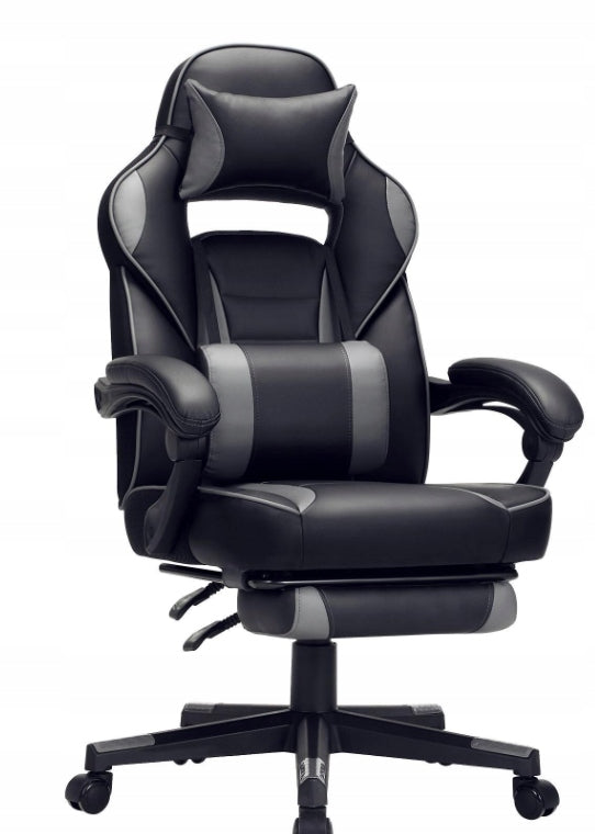 SONGMICS Gaming chair, office, height adjustable, grey
