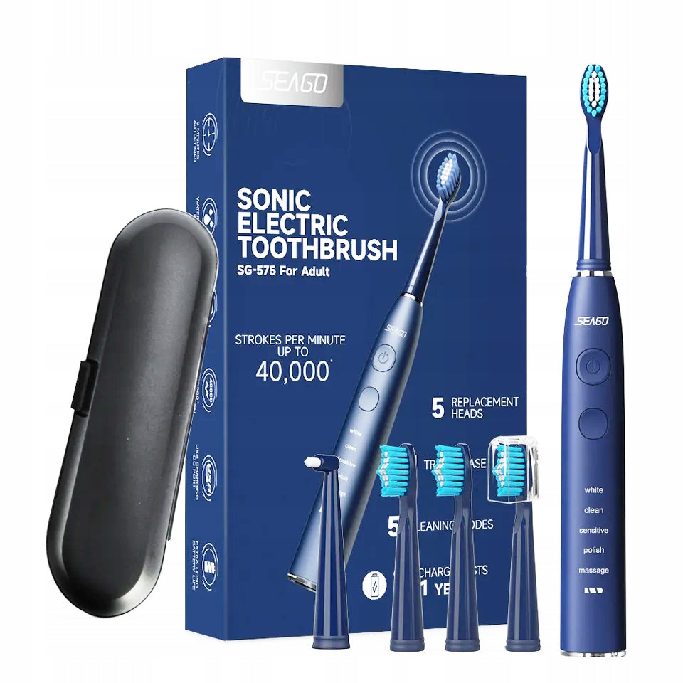 SONIC ELECTRIC TOOTHBRUSH SEAGO TIP CASE STRONG EAN (GTIN) 5903684829446