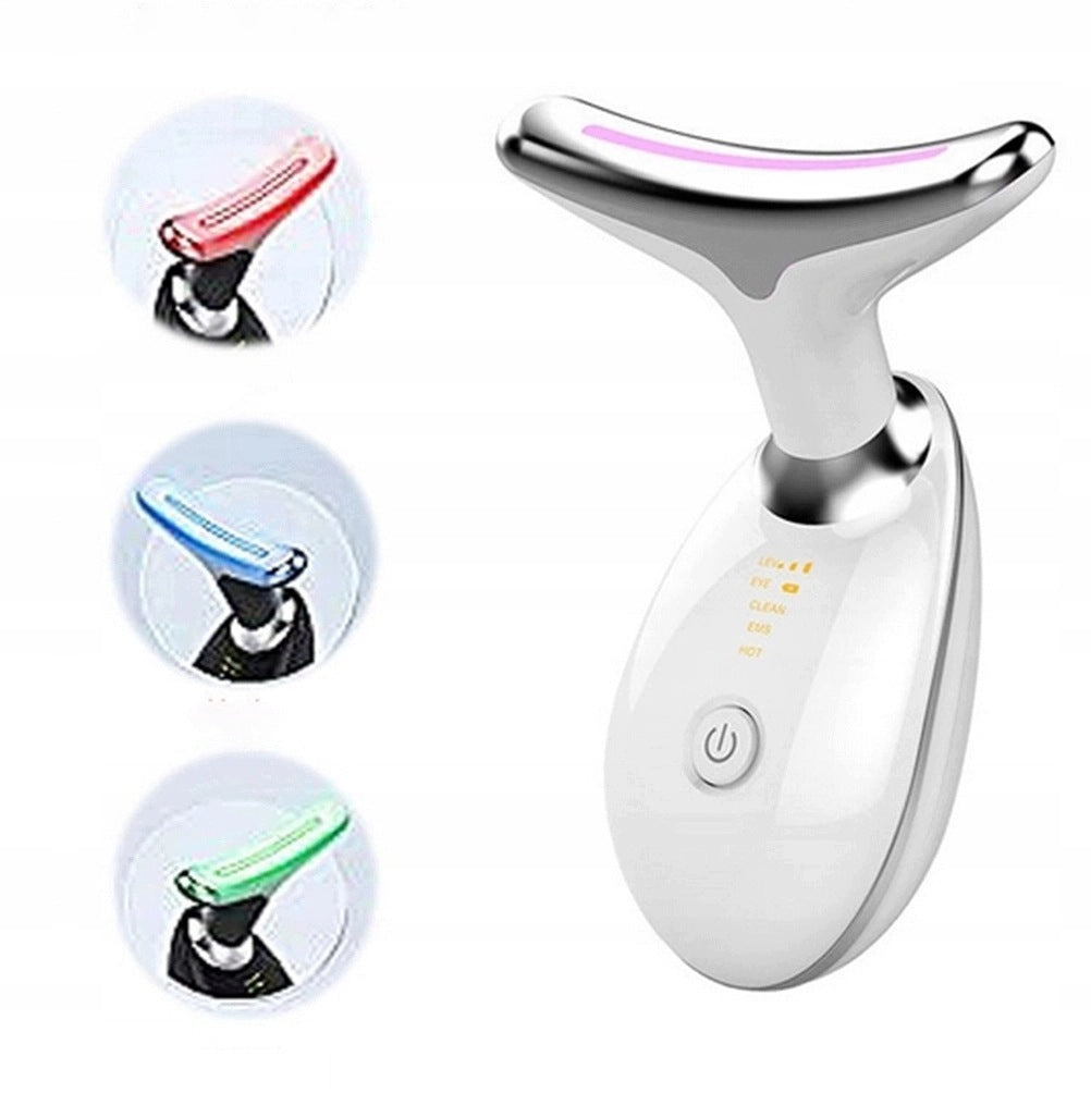 SONIC MASSAGER FOR FIRMING THE FACE AND NECK ULTRASONIC EMS LIFTING Packaging status original