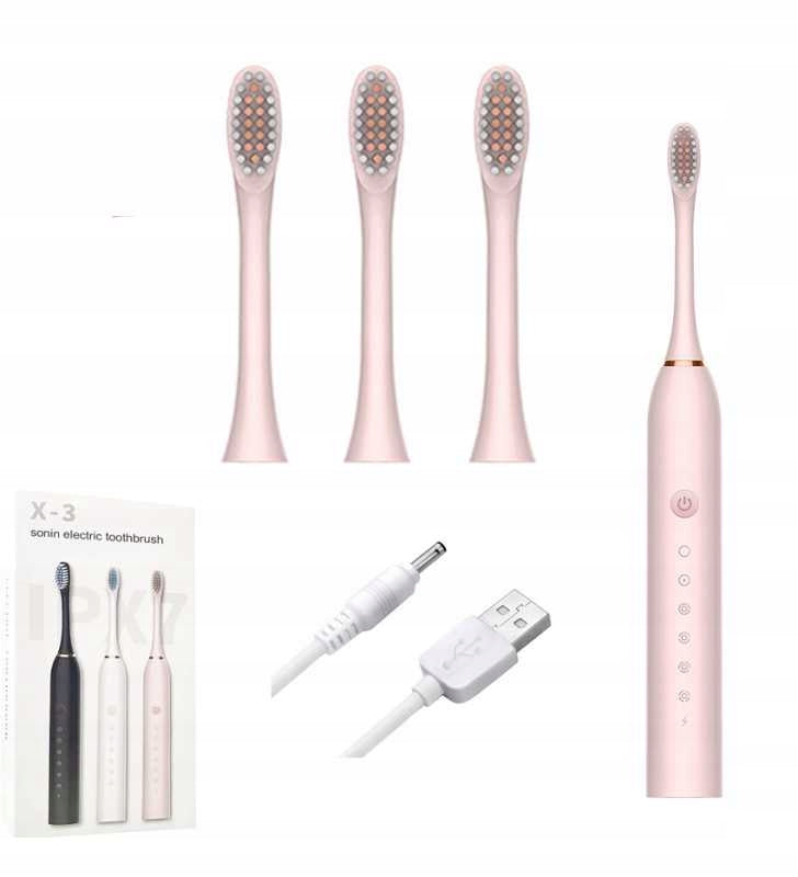 SONIC TOOTHBRUSH + 3 TIPS AKU 50 white Manufacturer code T-X3