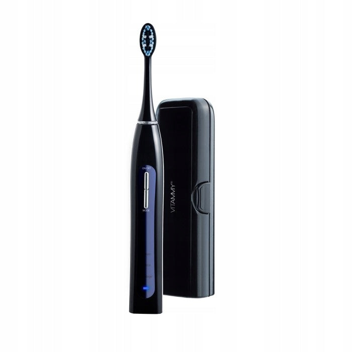 SONIC TOOTHBRUSH ELECTRIC BLACK CASE VITAMMY PEARL+ NOIRE Medical device no