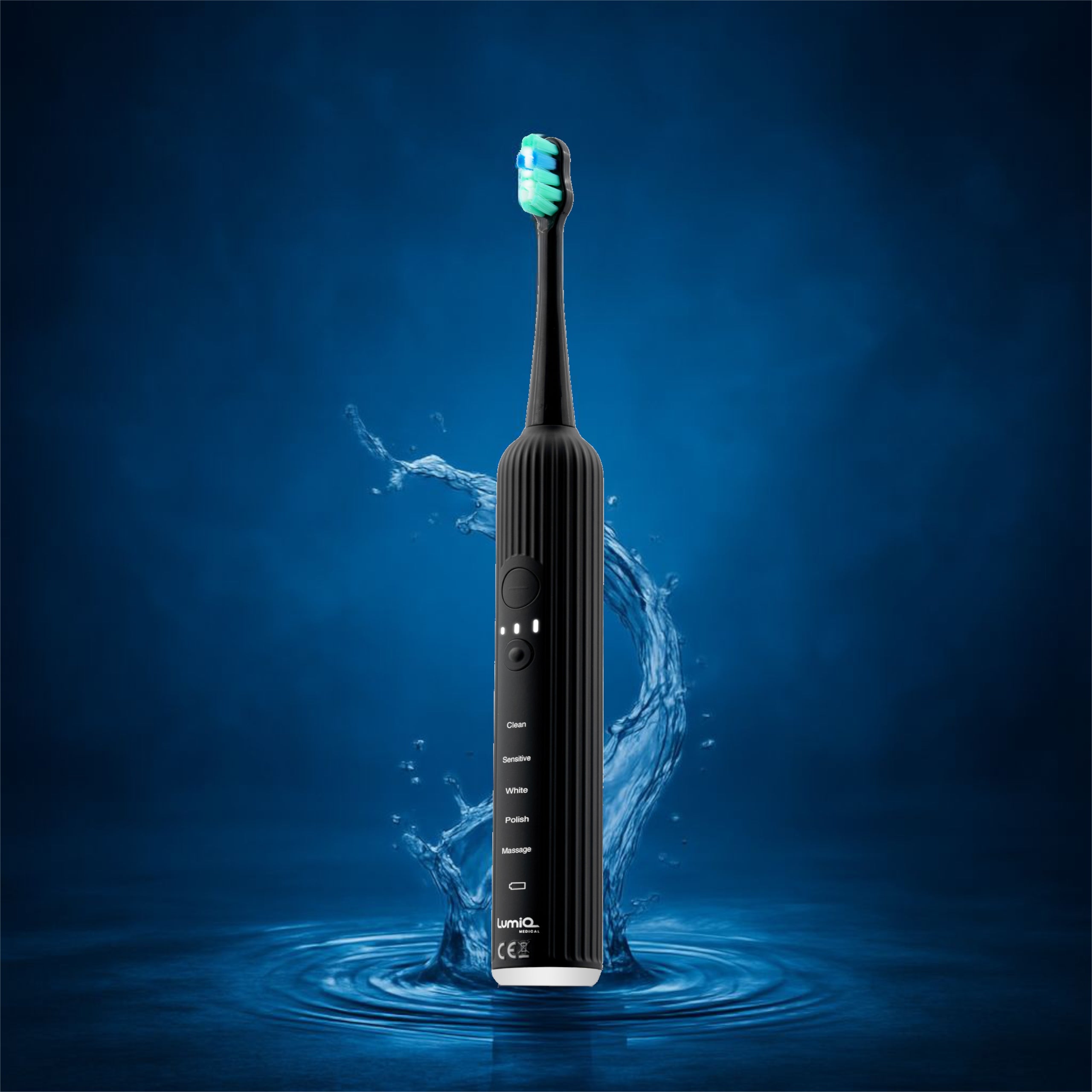 SONIC TOOTHBRUSH Electric Whitening LUMIQ Medical +CUP Packaging status original