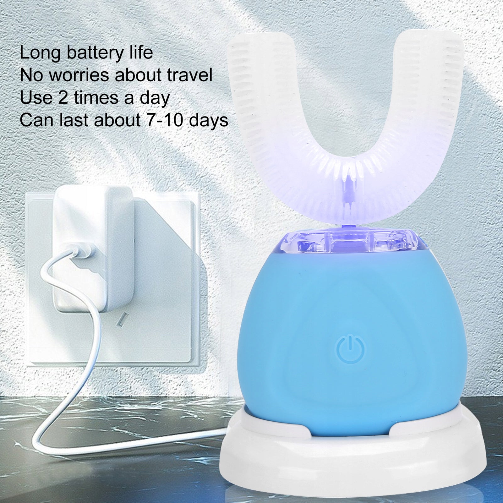 SONIC TOOTHBRUSH FOR ADULT CHILDREN 360 DEGREES TYPE U Kind not specified