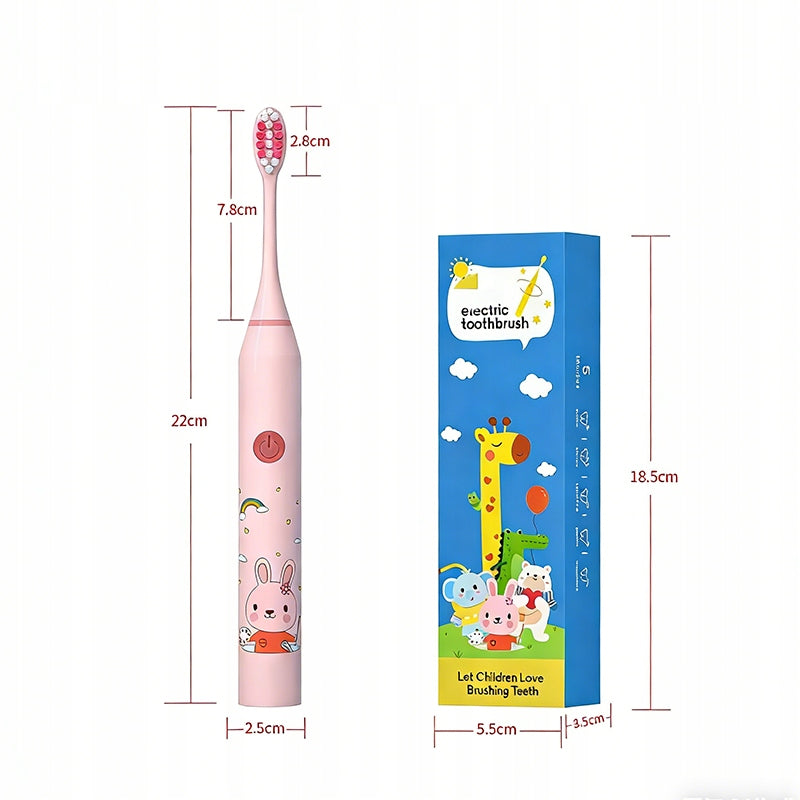 SONIC TOOTHBRUSH FOR CHILDREN ELECTRIC TOOTHBRUSH RABBIT COVER Manufacturer code Qiravoxx0191