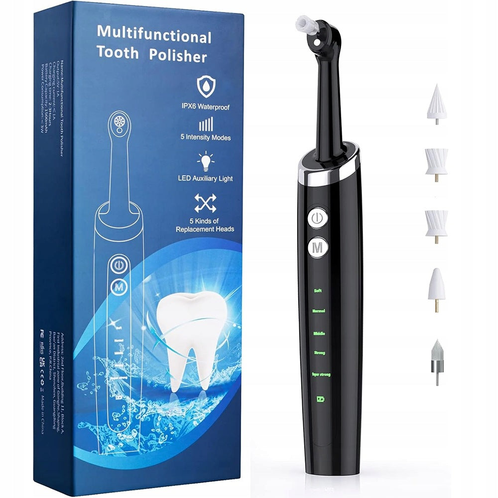 SONIC TOOTHBRUSH IPX6 5 MODE + 6 TIPS EFFECTIVE CLEANING OF TEETH Packaging status original