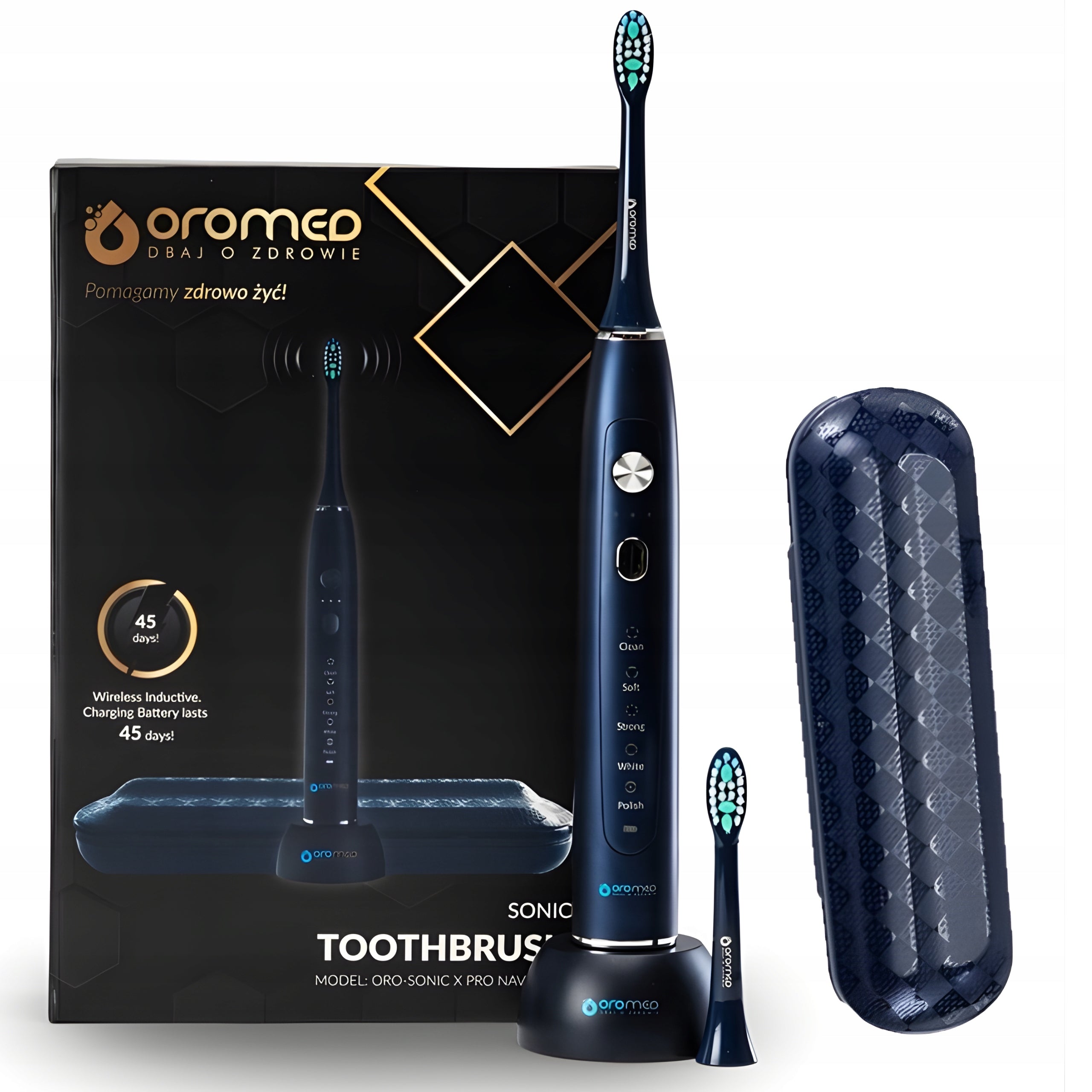 SONIC TOOTHBRUSH OROMED SONIC X PRO blue 5TR +ETUI