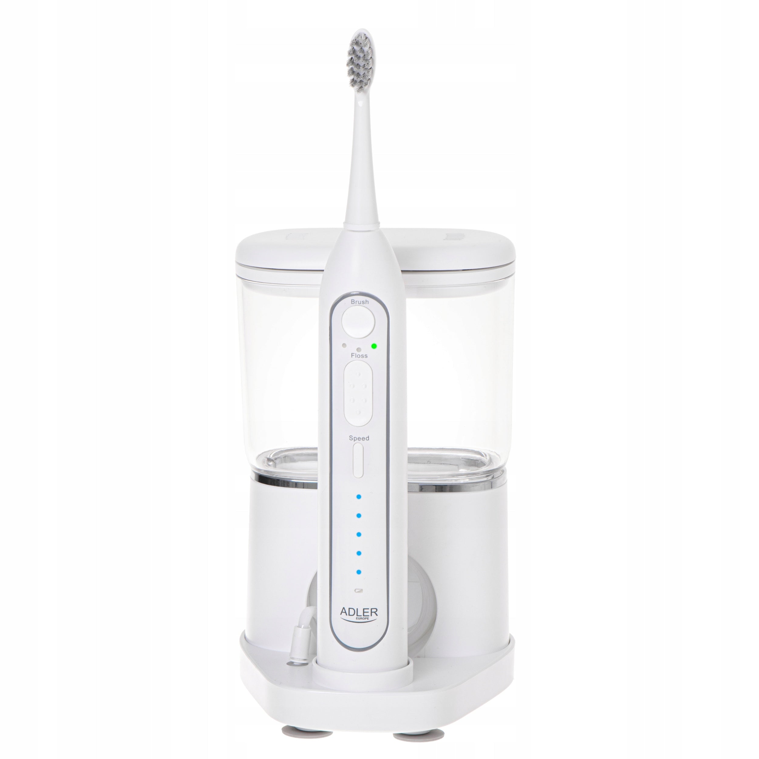 SONIC TOOTHBRUSH TOOTH IRRIGATOR 2in1 USB + 2 TIPS IN CASE SET