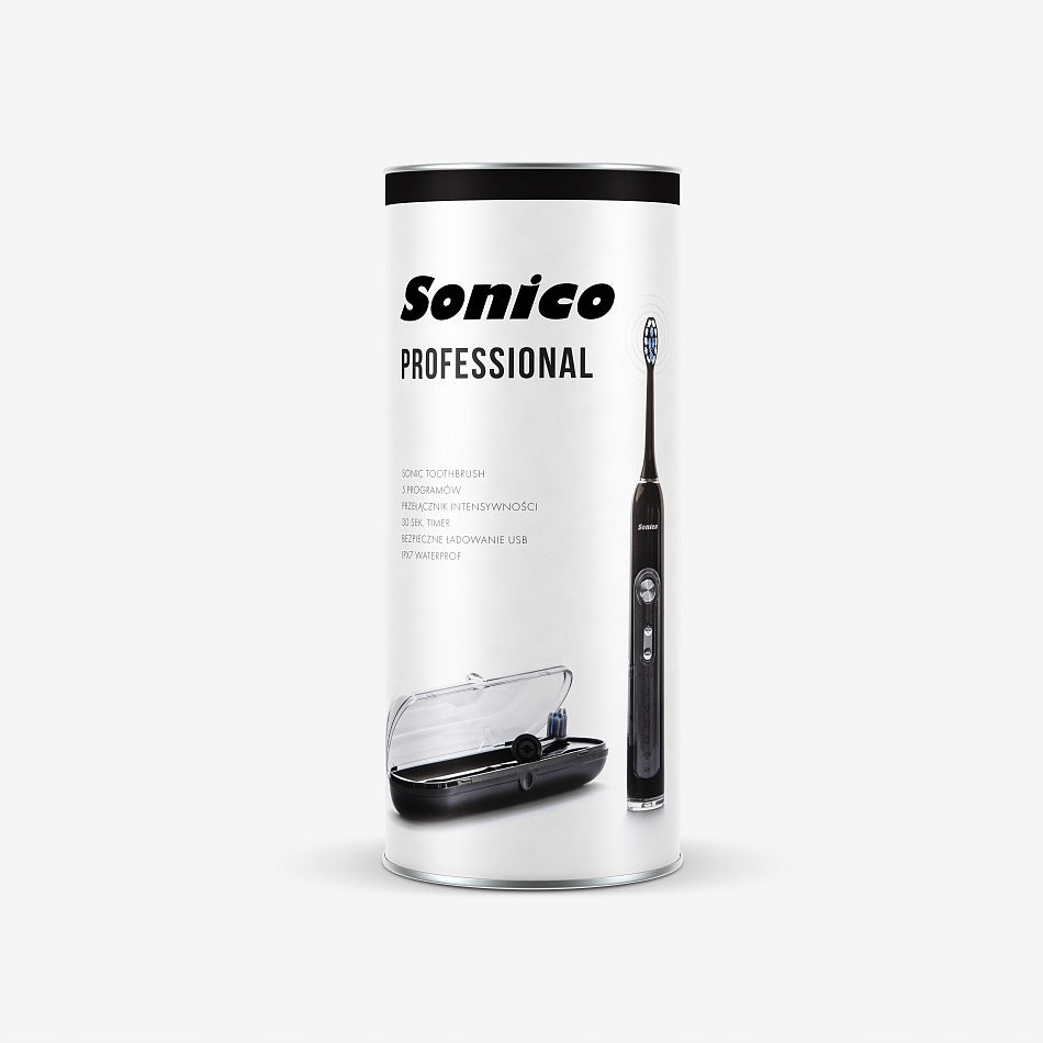 SONICO PROFESSIONAL BLACK Sonic toothbrush Manufacturer code 5902205591015