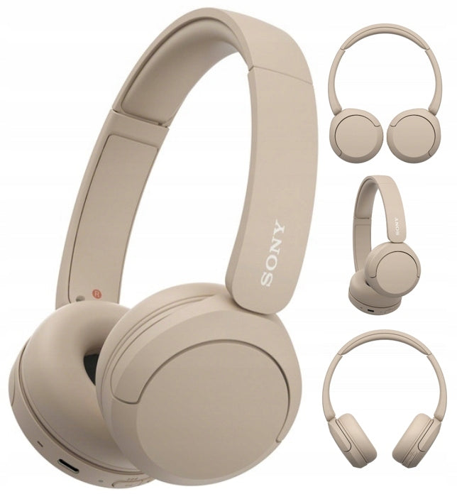 SONY OVER-EAR HEADPHONES BT SONY 520C STRONG WIRED LIGHT LONG BATTERY