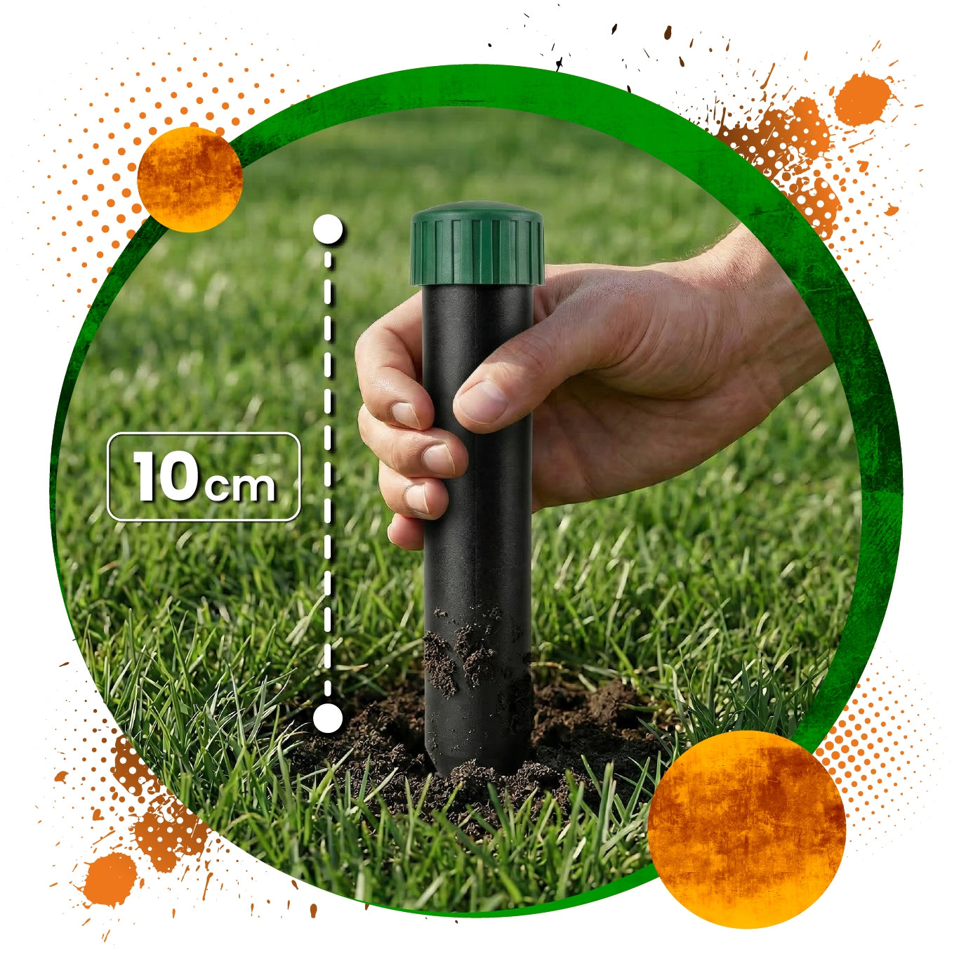 SOUND REPELLENT FOR MOLES VOLES MICE RODENTS 2pcs FOR GARDEN 1300m2 Use Against rodents moles mice rats