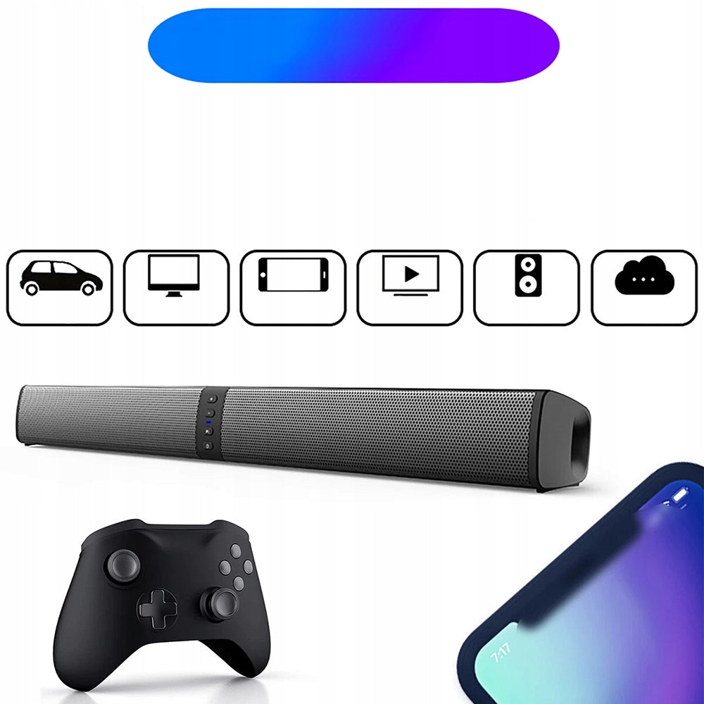 SOUNDBAR BLUETOOTH SPEAKER USB TV can be divided 2 standing speakers Brand no brand