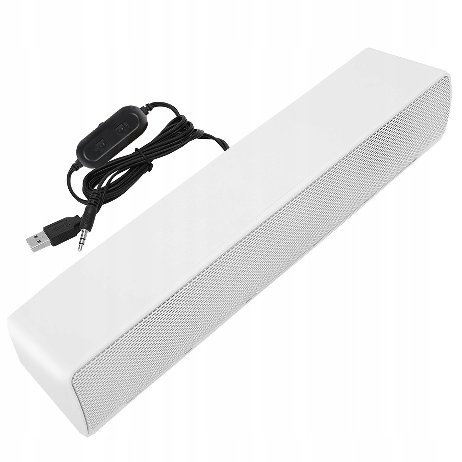 SOUNDBAR COMPUTER LAPTOP PC USB MINI JACK 3.5 MM 3W WHITE Model other