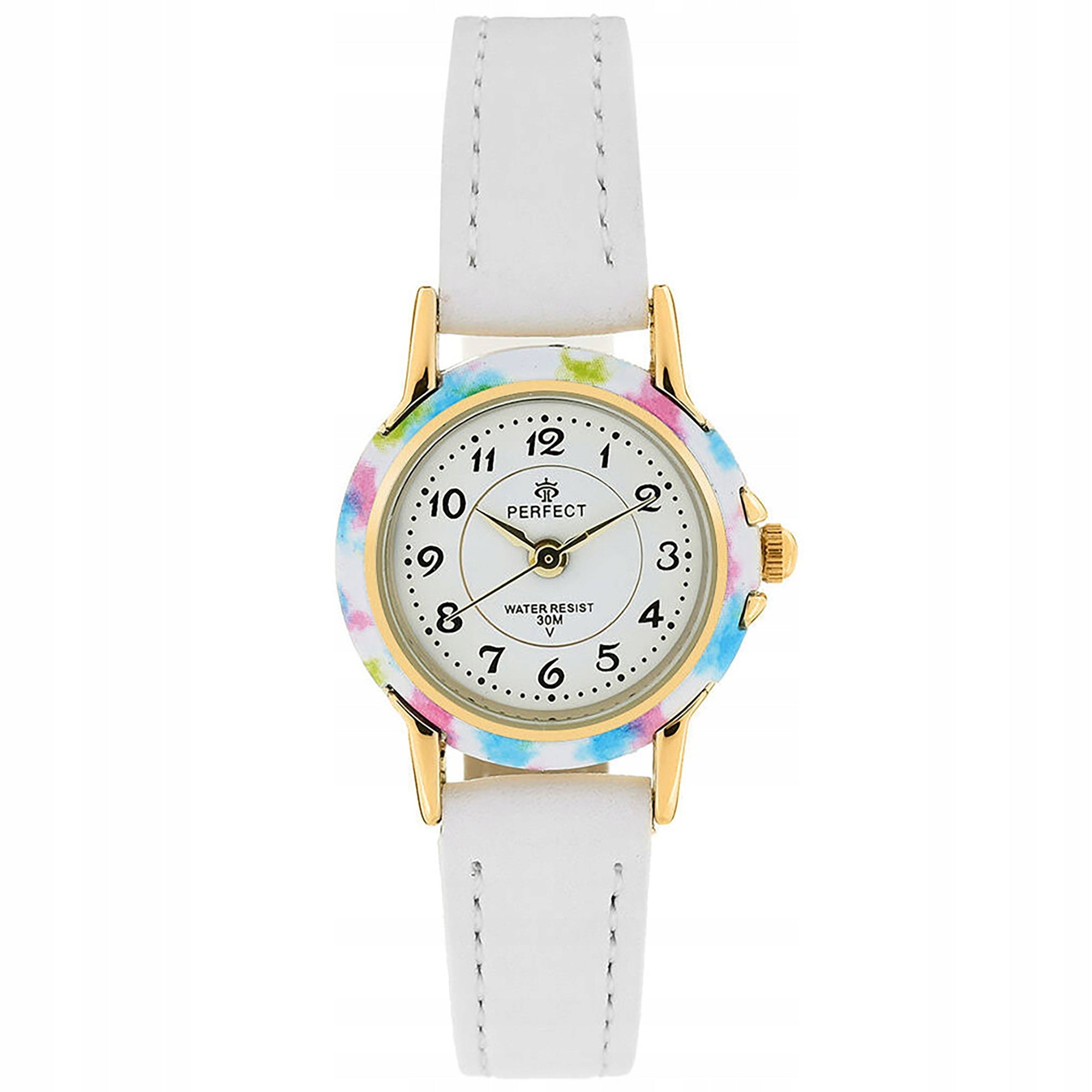 SOUVENIR AND HOLY COMMUNION / WHITE / COLORFUL WATCH FOR A GIRL Brand Perfect
