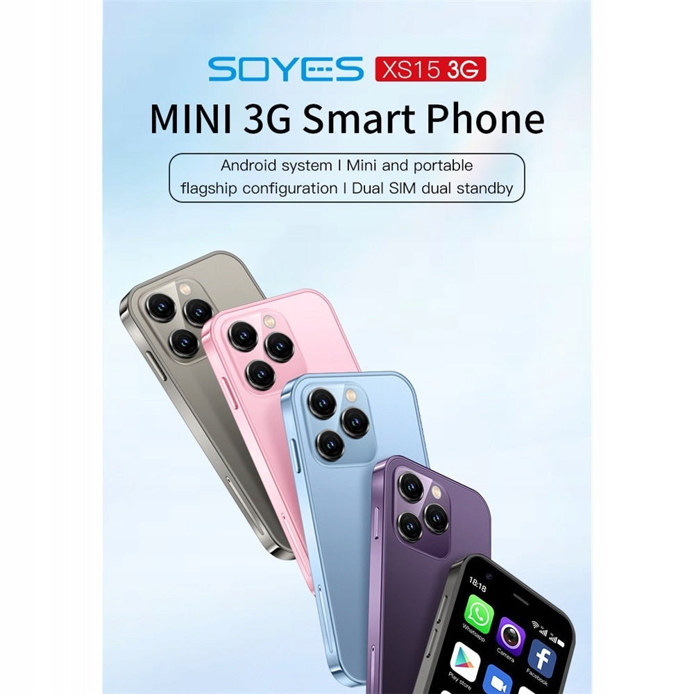 SOYES XS15 Pro 3G Mini smartphone 3 inches 1000 mAh 2 GB 64 GB Android Manufacturer code A8652156