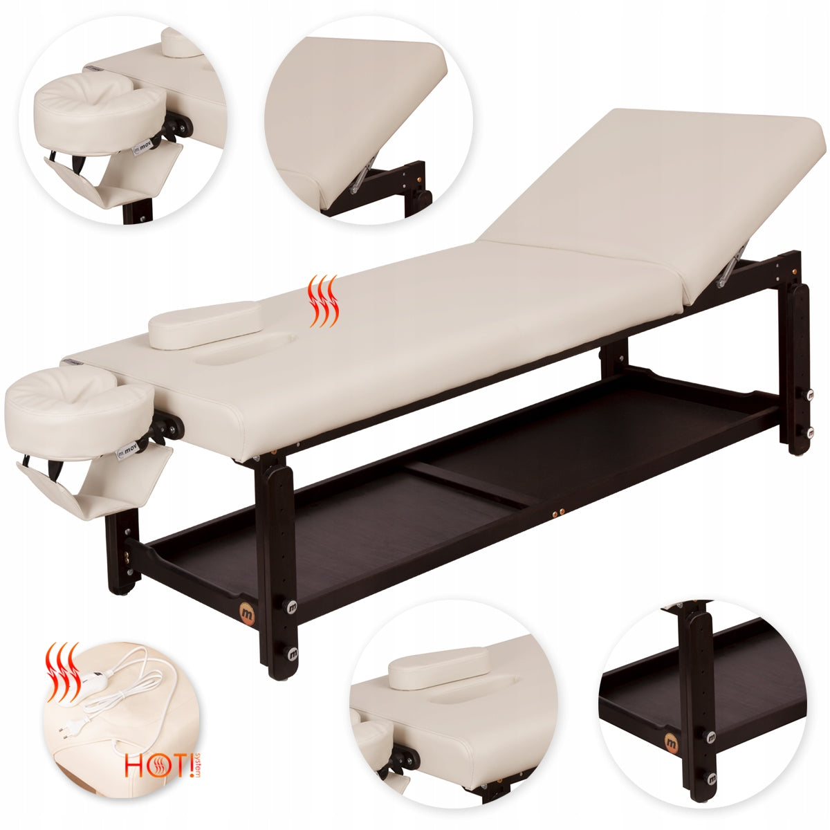 SPA PLUS HOT! FROM M.O.V. HEATED TABLE SPA MASSAGE BED COSMETICS PL