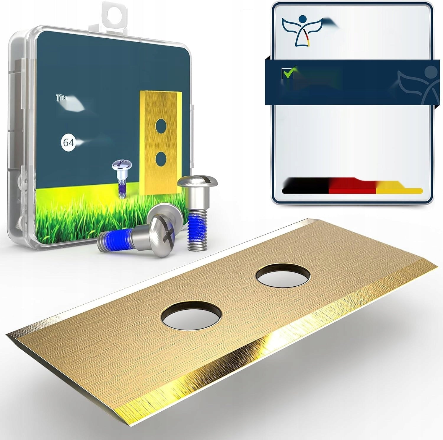 SPARE BLADES 64PCS FOR MAMMOTION ORA YUKA TITANIUM WITH SCREWS BOX Manufacturer code HAUSPROFI