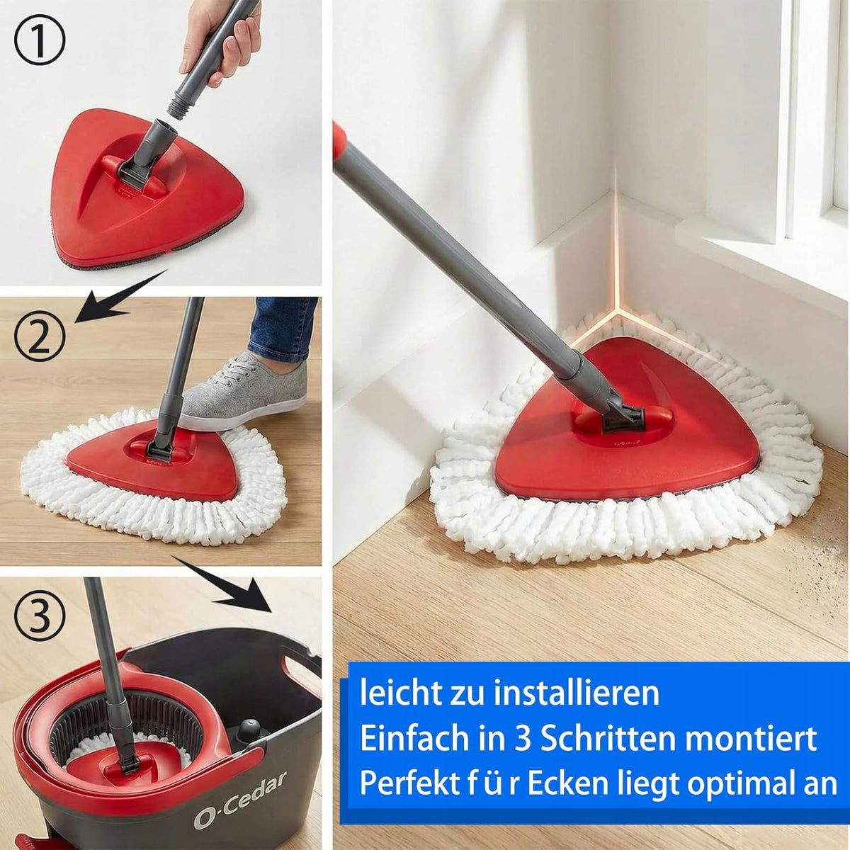 SPARE PLASTIC BASE FOR TRIANGULAR ROTARY MOP Manufacturer code 0634479279379