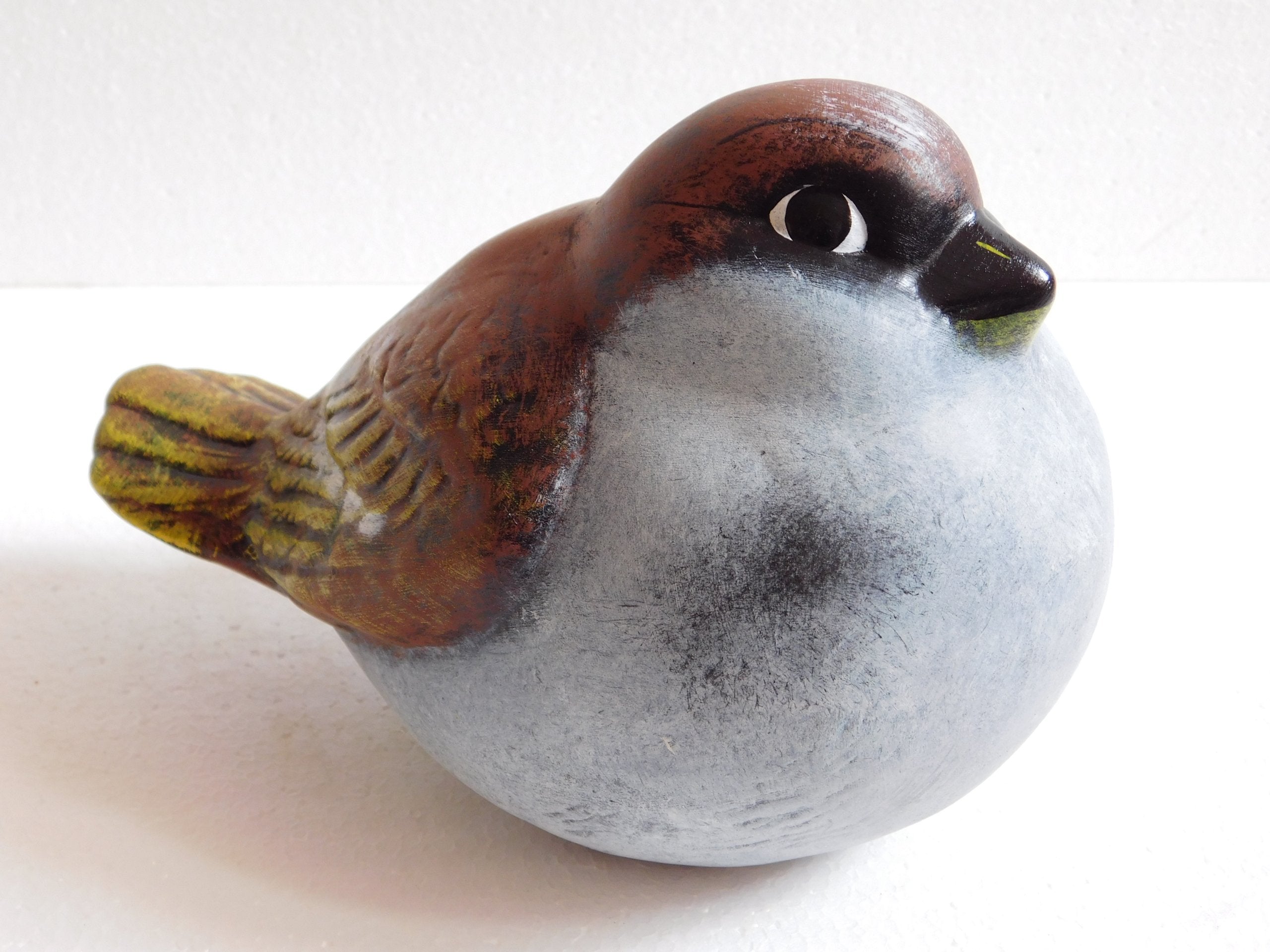 SPARROW GARDEN FIGURINE GARDEN DECORATION