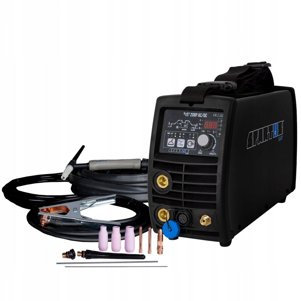 SPARTUS EasyTIG 208P AC/DC Pack 200A 230V MMA Aluminum Welding Machine Manufacturer code EASYTIG208PACDC-PAK-17-4