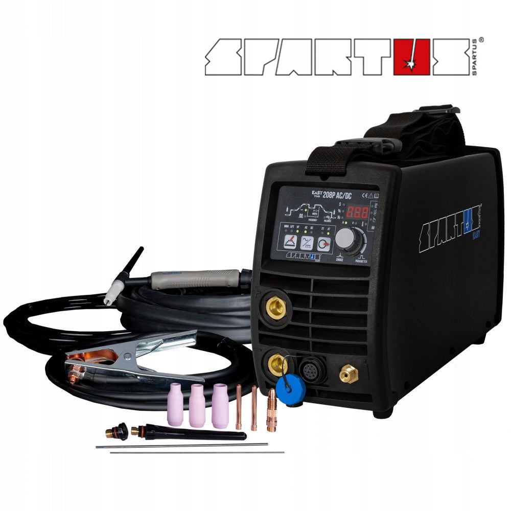 SPARTUS EasyTIG 208P AC/DC Pack 200A 230V MMA Aluminum Welding Machine