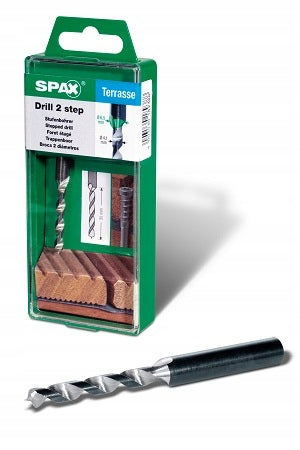 SPAX TWO-STAGE DRILL BIT FOR SCREWS THICKNESS 5MM - FOR TERRACE, TERRACE BOARDS