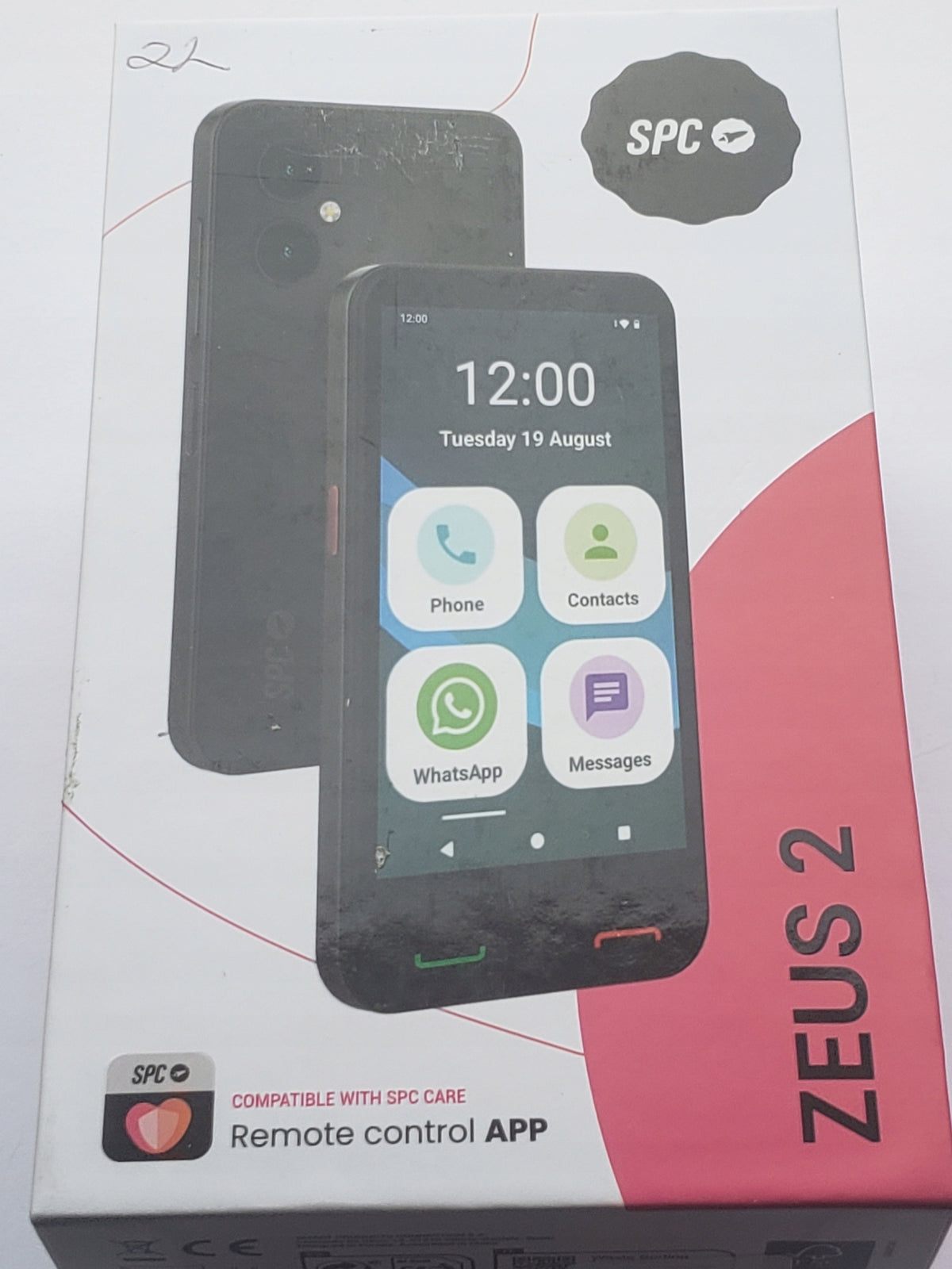 SPC Zeus 4G 4 GB / 128 GB 5G black without lock Polish language set Headphones included no