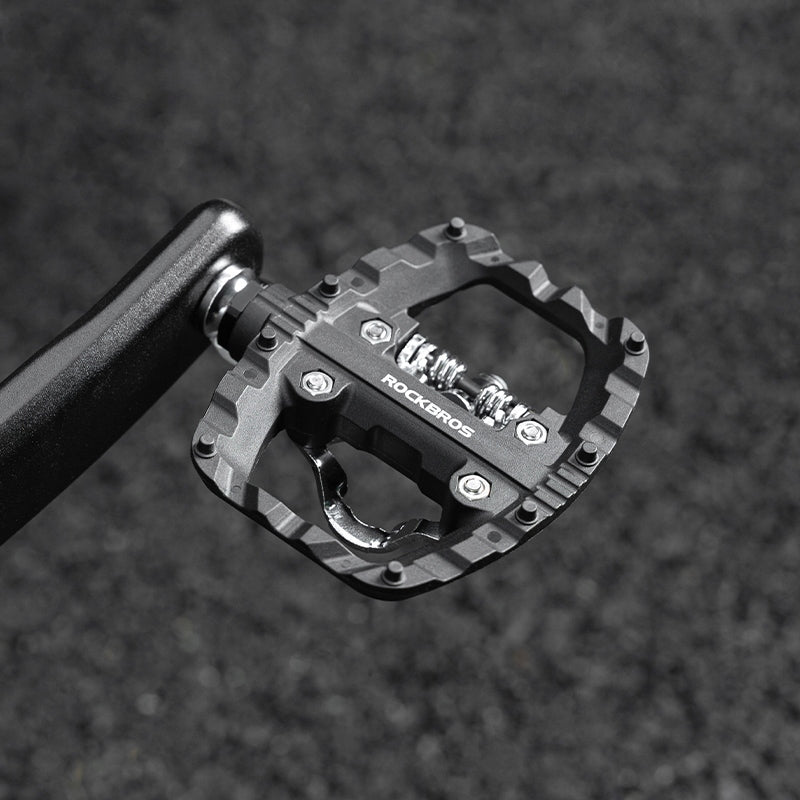 SPD Bike Pedals, for Bike, MTB, Aluminum, Latch, Rockbros Brand Rockbros