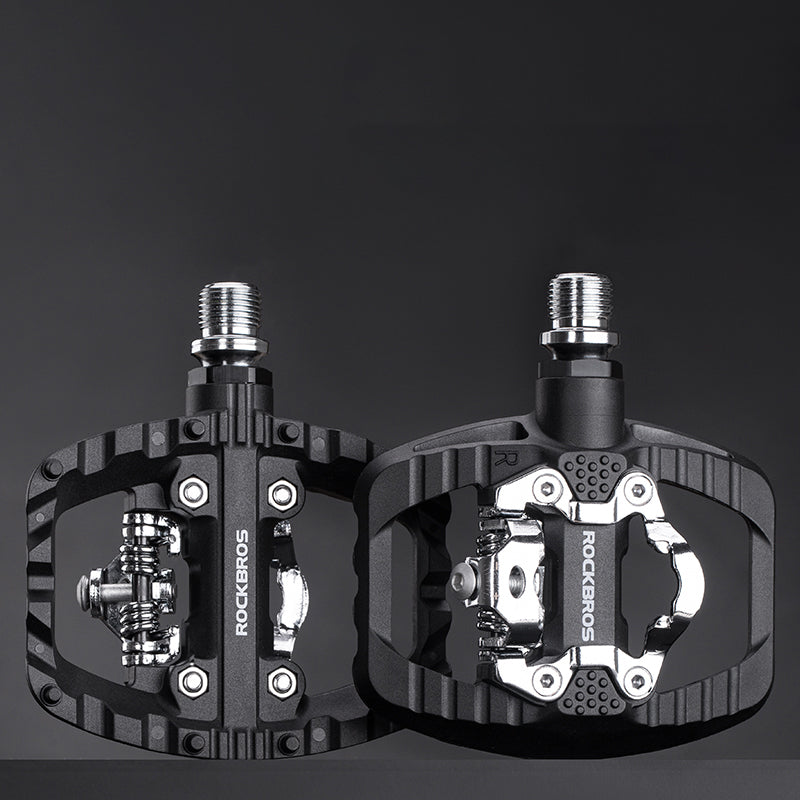 SPD Bike Pedals, for Bike, MTB, Aluminum, Latch, Rockbros Manufacturer code 370010001