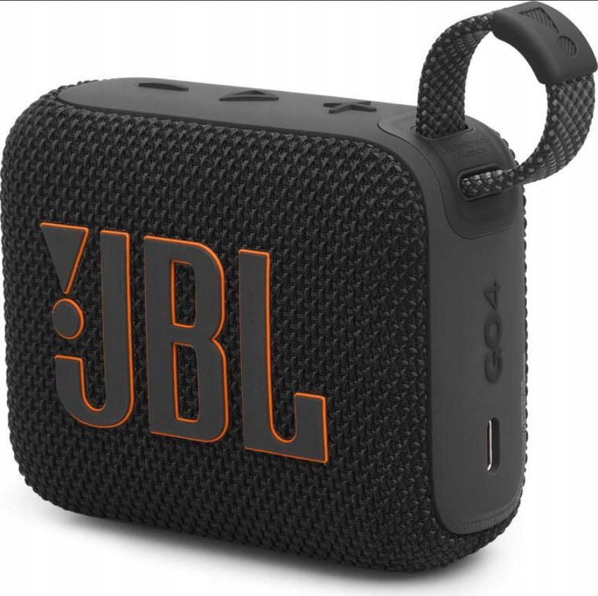 SPEAKER JBL GO 4 BLACK BLUETOOTH WATERPROOF IP67 7H WORK EAN (GTIN) 5907458625555