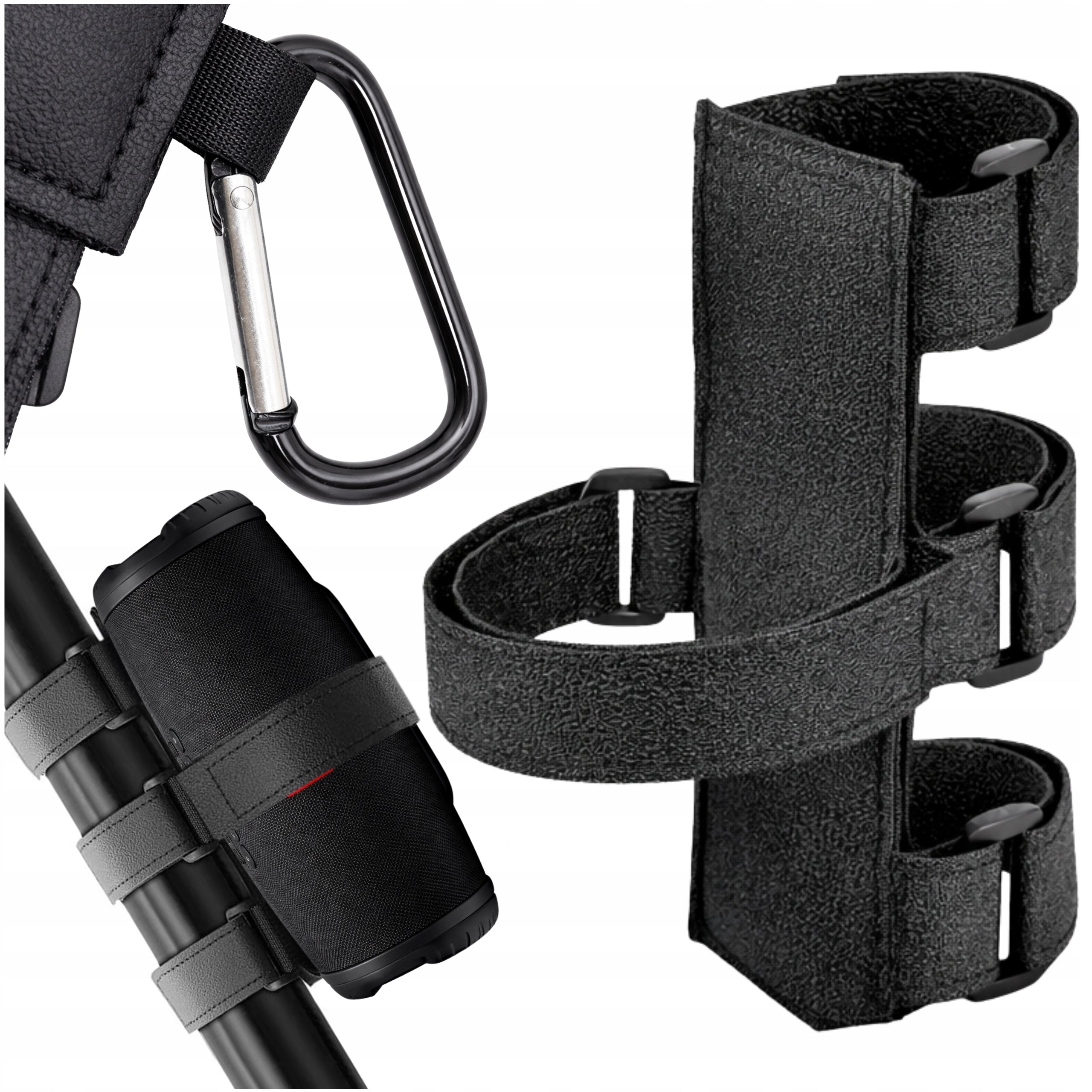 SPEAKER MOUNT STRAP BIKE HOLDER FOR SPEAKER WATER BOTTLE ADJUSTABLE STRAP