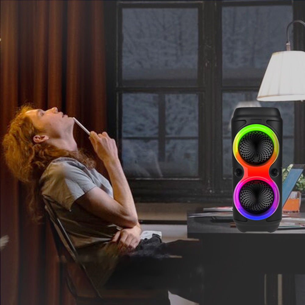 SPEAKERS MUSIC SUBWOOFER RGB USB STEREO FUNCTION HIFI TWS WITH MICROPHONE Model other