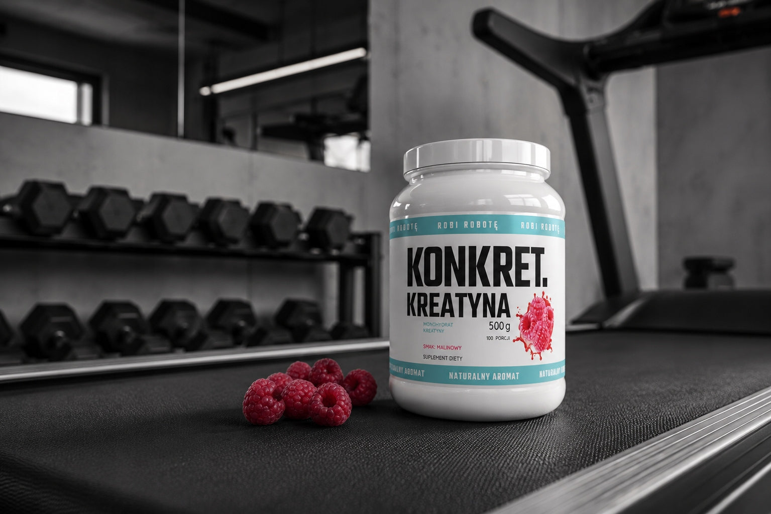 SPECIFIC Creatine 500 g Creatine monohydrate raspberry Expiration date at least 1 year from the date of purchase