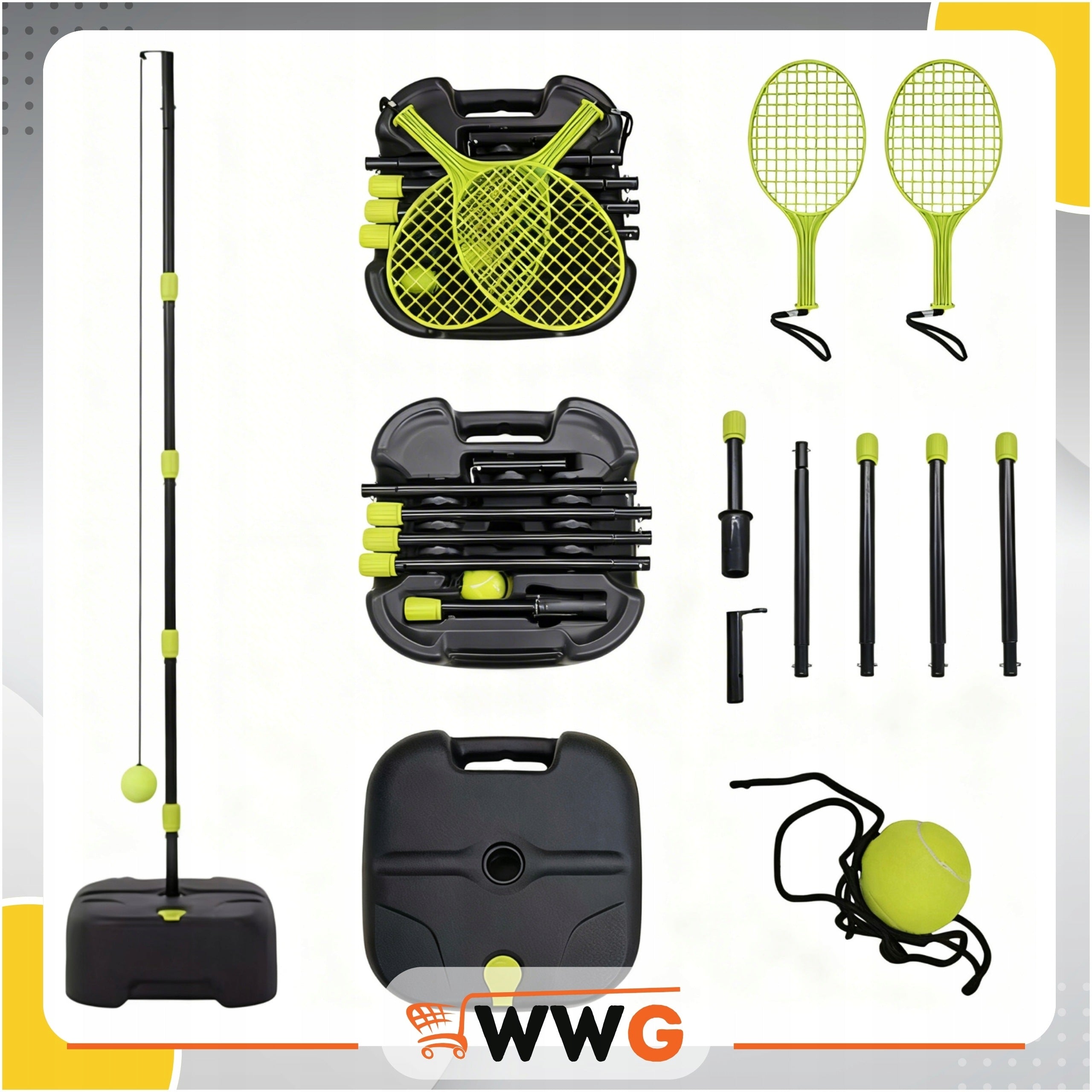 SPEED-BALL GAME SET TURNBALL SPEEDBALL TENNIS x2 ROCKETS BALL FUN Brand no brand
