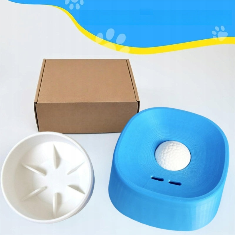 SPHERICAL SLOW-FEED BOWL FOR CATS AND DOGS BOWL FOR SMOOTH SLOW FOOD Type slows down consumption