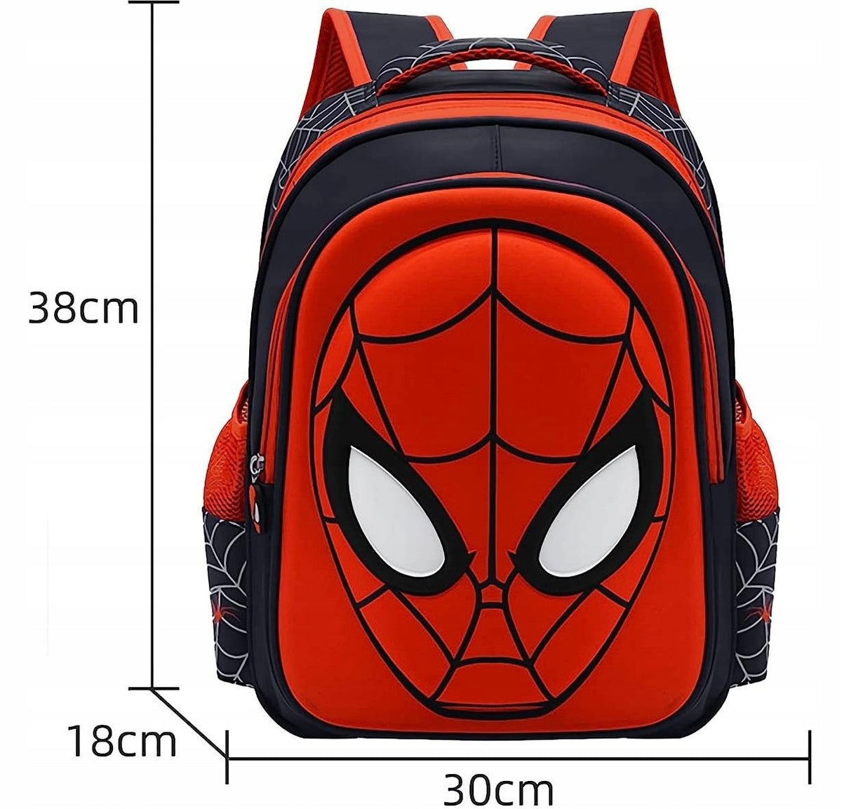 SPIDERMAN SCHOOL BACKPACK SATCHEL POCKETS 1-3 Manufacturer code PLECAK 3 KOMORY SUPERBOHATER