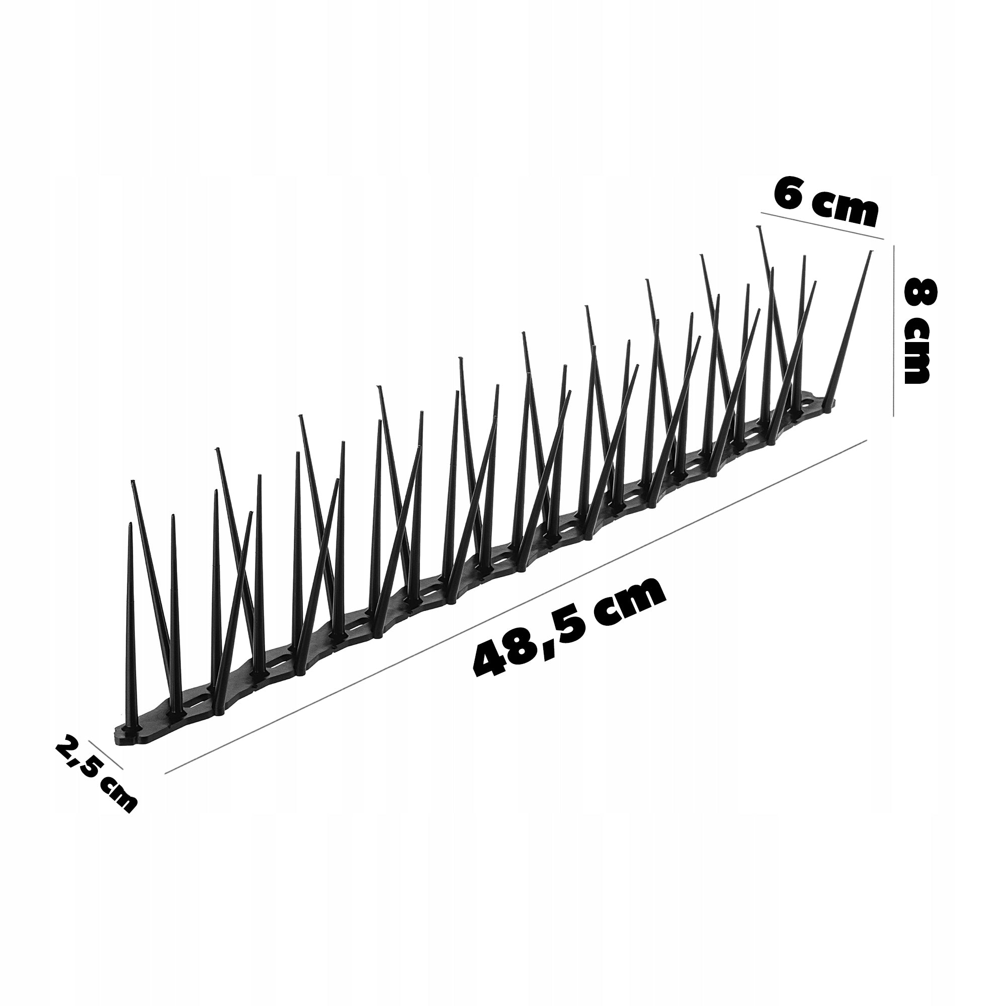 SPIKES FOR BIRDS PIGEONS AGAINST BIRDS DENSE HIGH 6cm STRONG 48,5cm Manufacturer code K10053