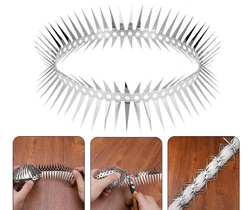 SPIKES FOR MARTENS SPIKES FOR GUTTERS AGAINST MARTENS DETERRENT MARTENS 200cm STAINLESS Brand no brand