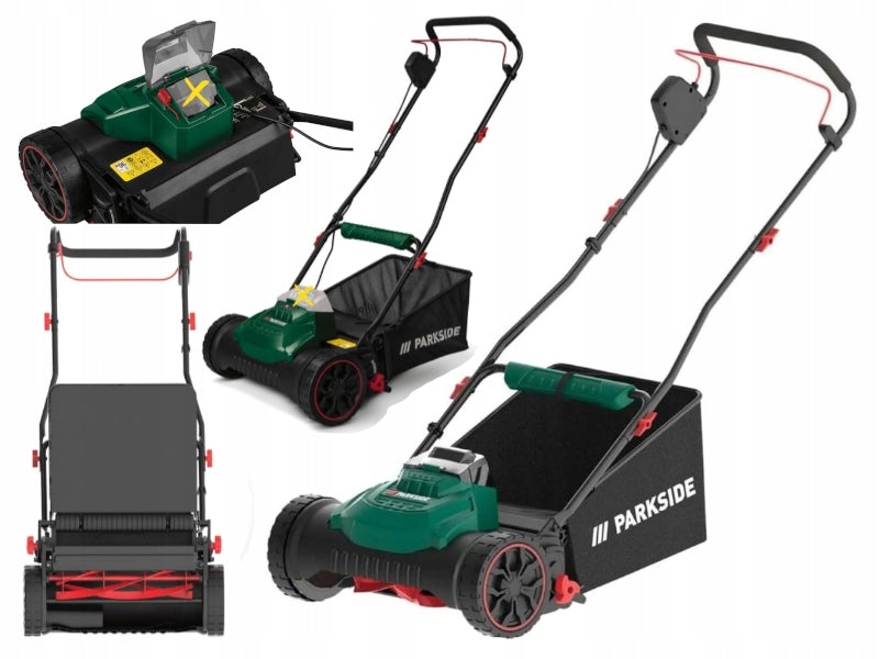 SPINDLE CORDLESS trimmer 38 CM 20 v PARKSIDE PSMA 20-Li A1 35L Brand Parkside