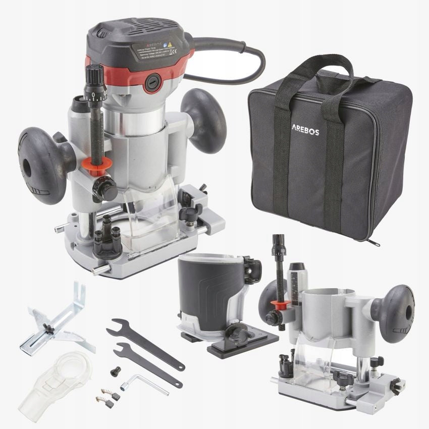 SPINDLE MILLING MACHINE 710W WOOD TRIMMER SET